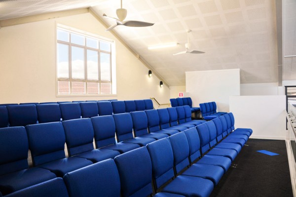 Alloyfold Church chair beam NewLynn Salvation Army AKL 2019 2971
