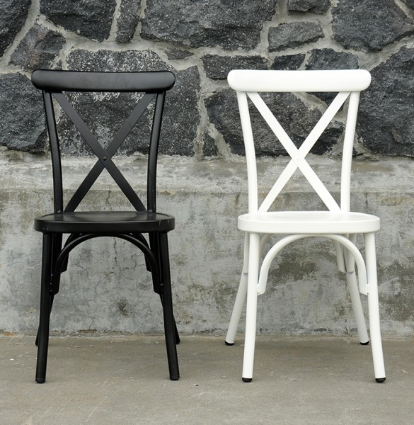 Web Resized Alloyfold Crossback Aluminium Chair